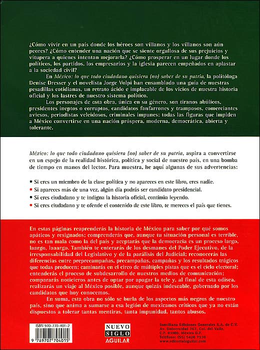 México. Lo que todo ciudadano quisiera (no) saber de su patria