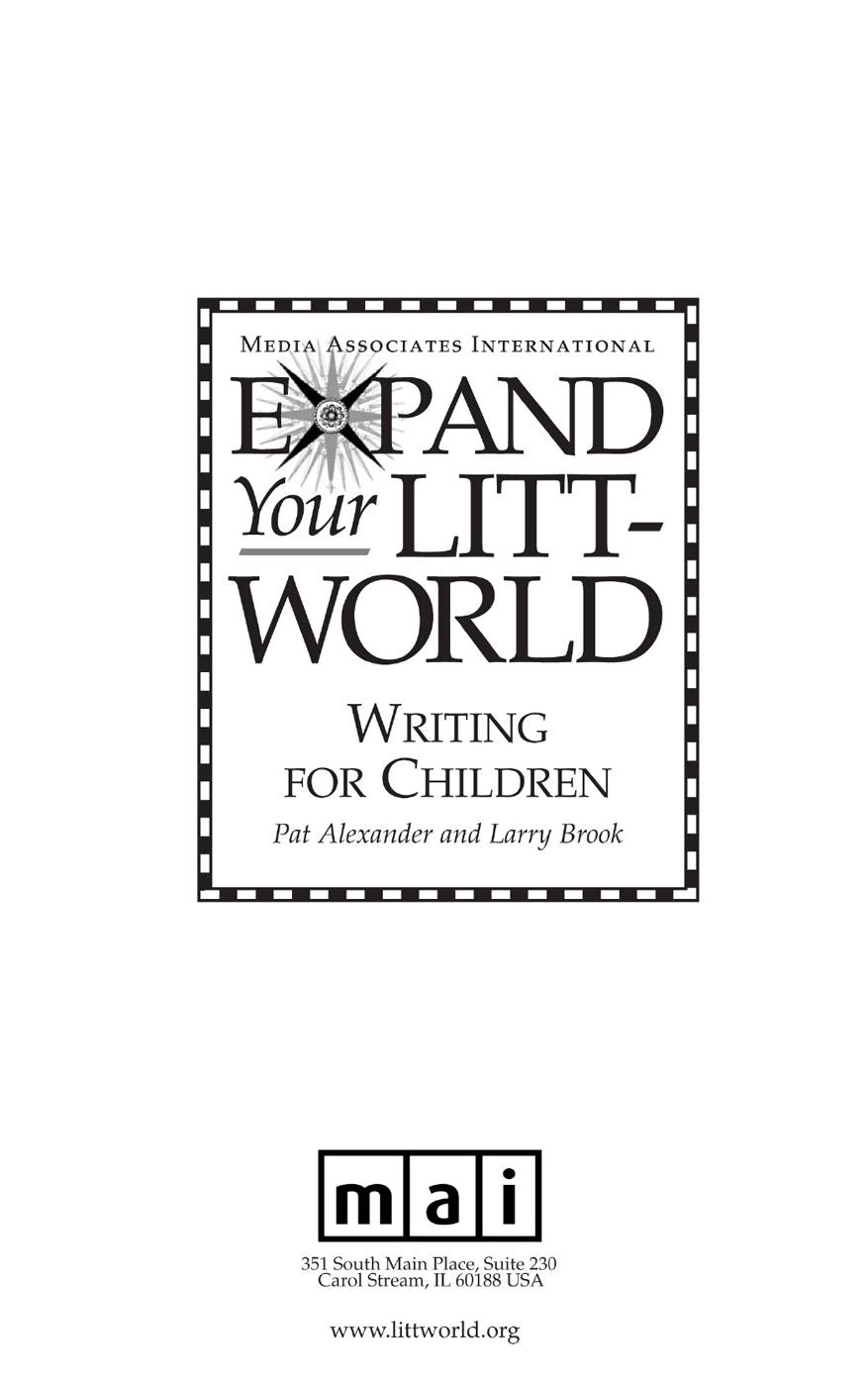Writing for Children: Ideas and techniques to produce stories that children will love