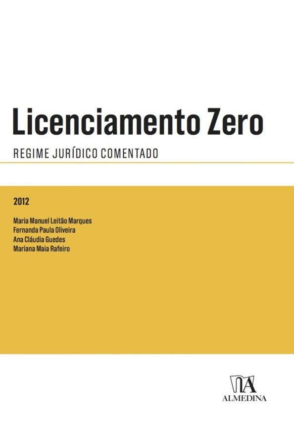 Licenciamento Zero - Regime Jurídico Comentado