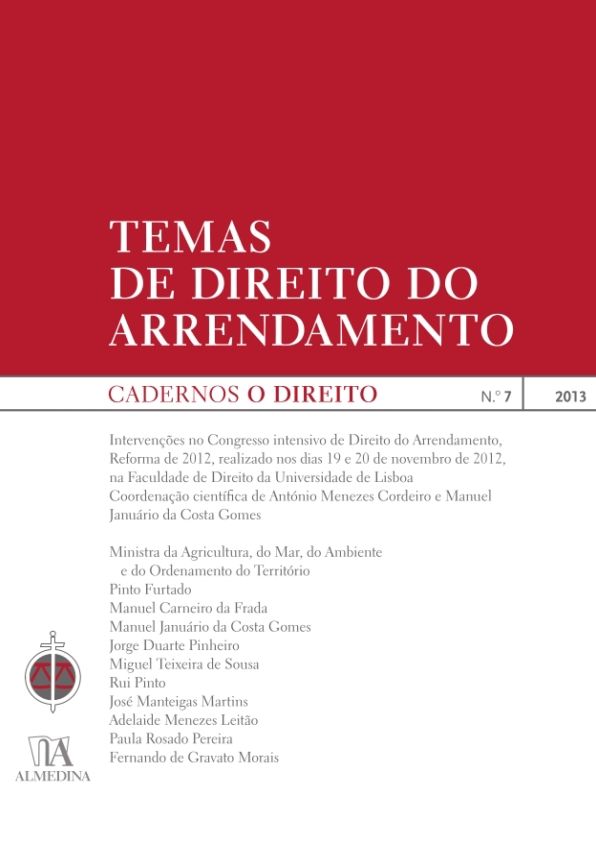 Cadernos O Direito n.º 7 - Temas de Direito do Arrendamento