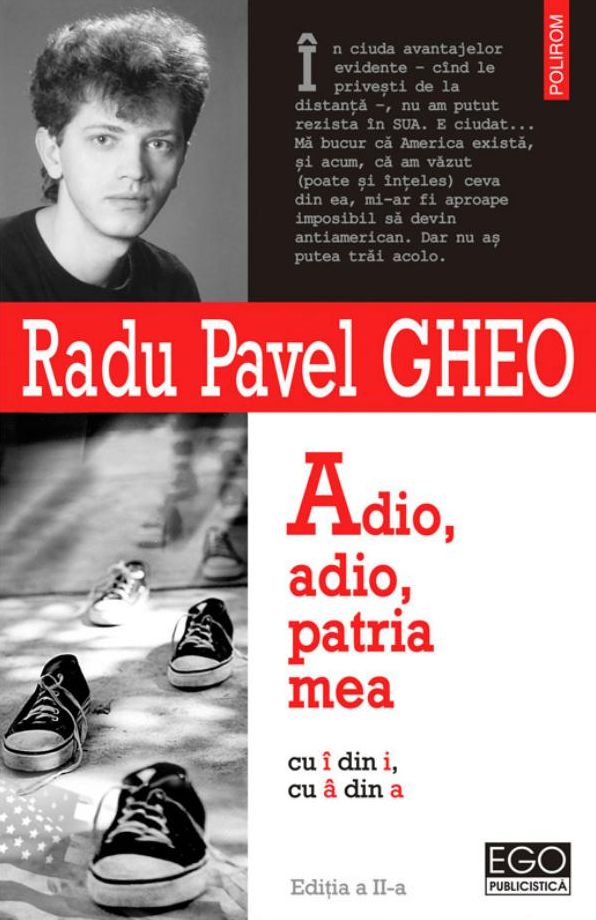 Adio, adio, patria mea, cu "i" din i, cu "a" din a