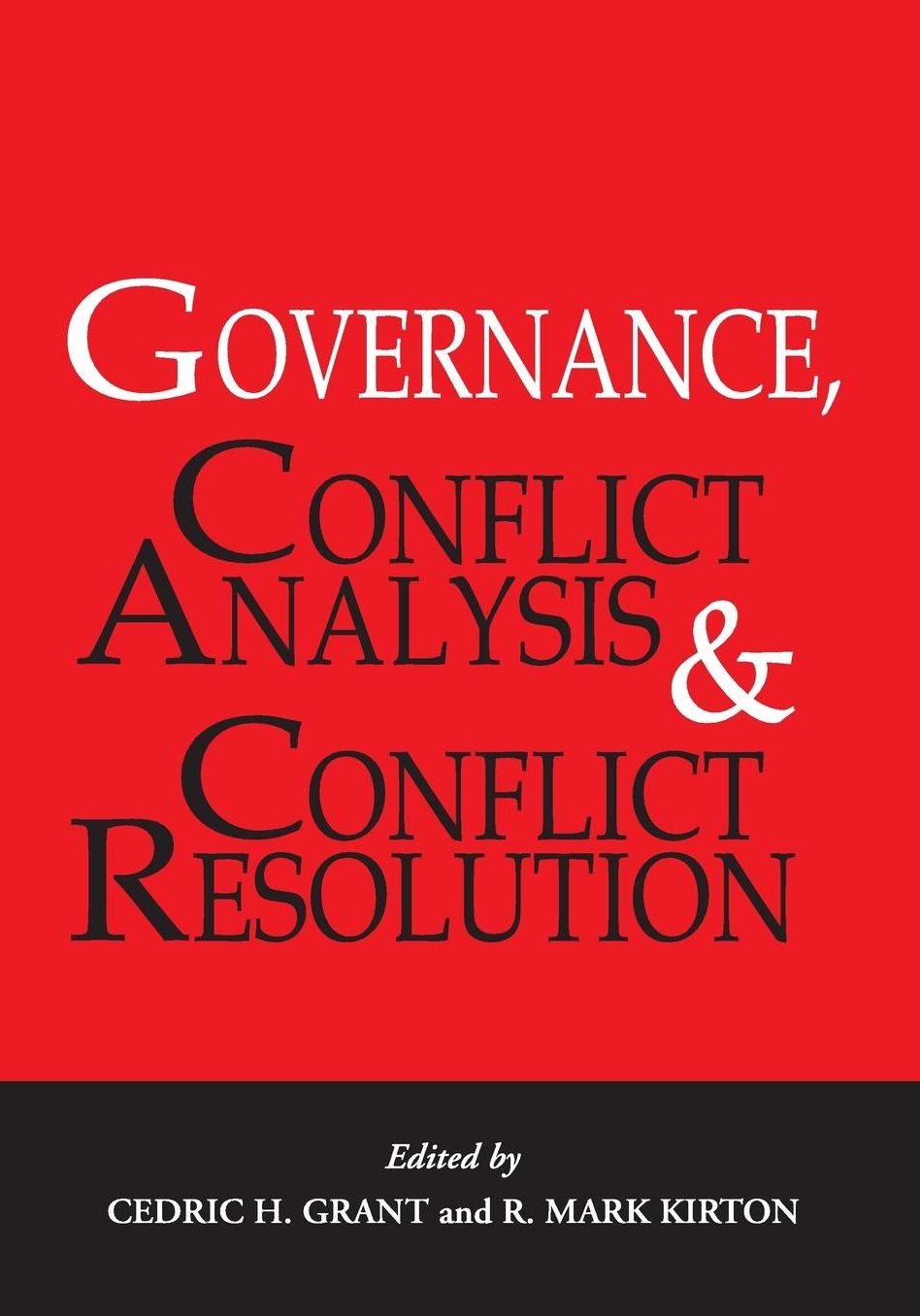 Governance, Conflict Analysis & Conflict Resolution