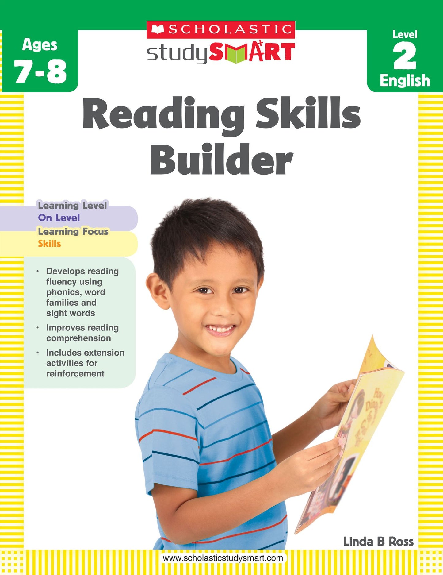 Scholastic Study Smart: Reading Skills Builder: Level 2