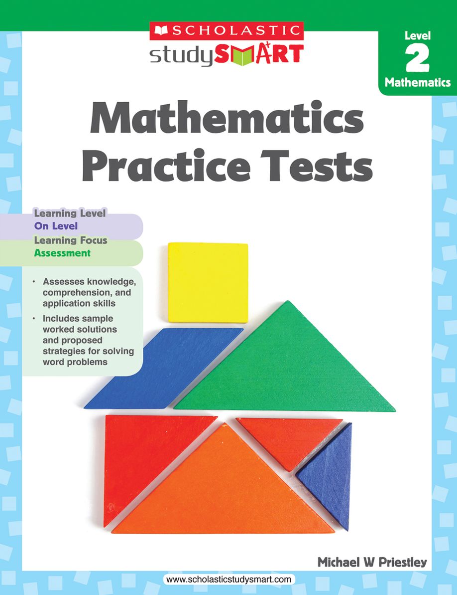 Scholastic Study Smart Mathematics Practice Tests Level 2