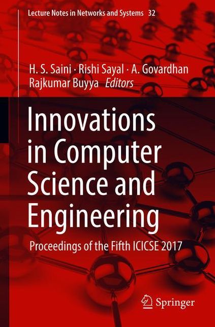 Innovations in Computer Science and Engineering: Proceedings of the Fifth ICICSE 2017