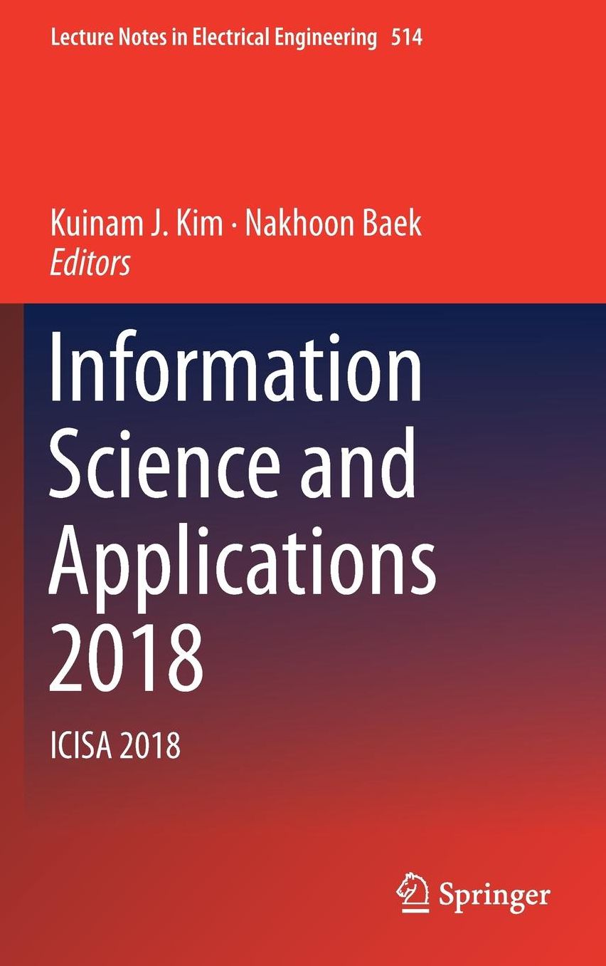 Information Science and Applications 2018: ICISA 2018