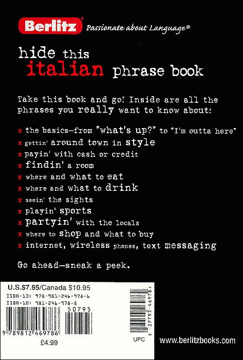 Hide This Italian Phrasebook