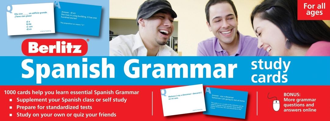 Berlitz Spanish Grammar Study Cards