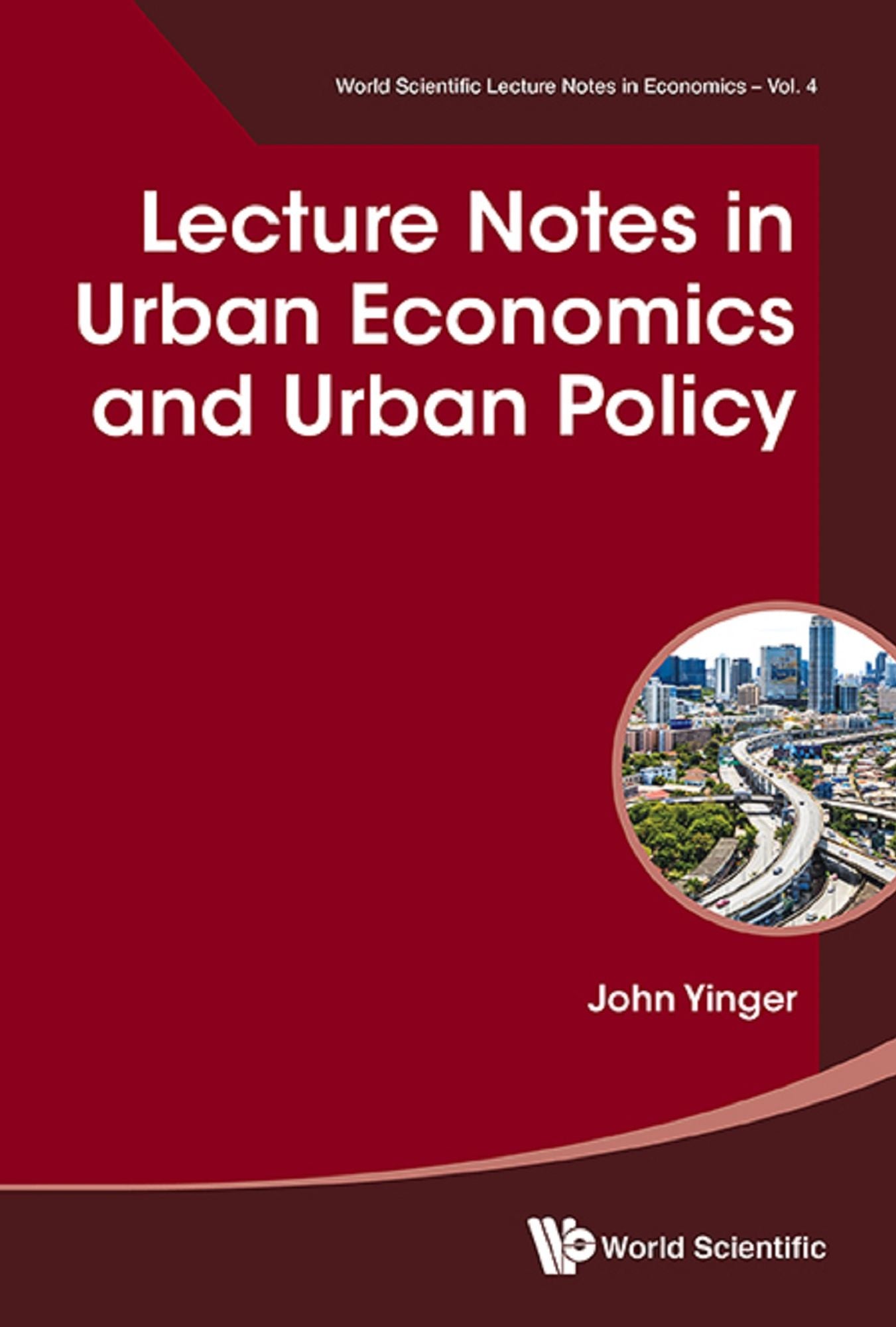 Lecture Notes in Urban Economics and Urban Policy: 0