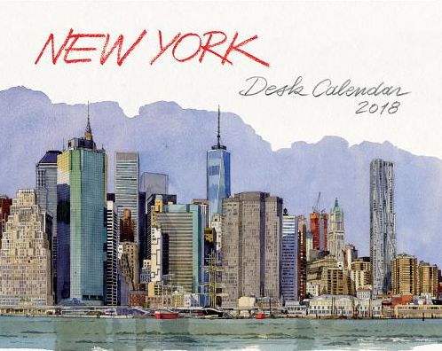 New York Desk Calendar 2018