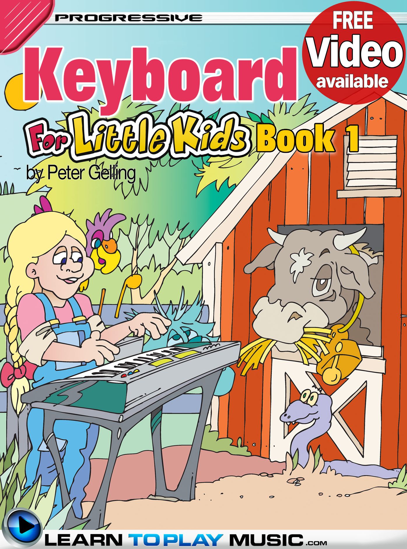 Keyboard Lessons for Kids - Book 1: How to Play Keyboard for Kids (Free Video Available)