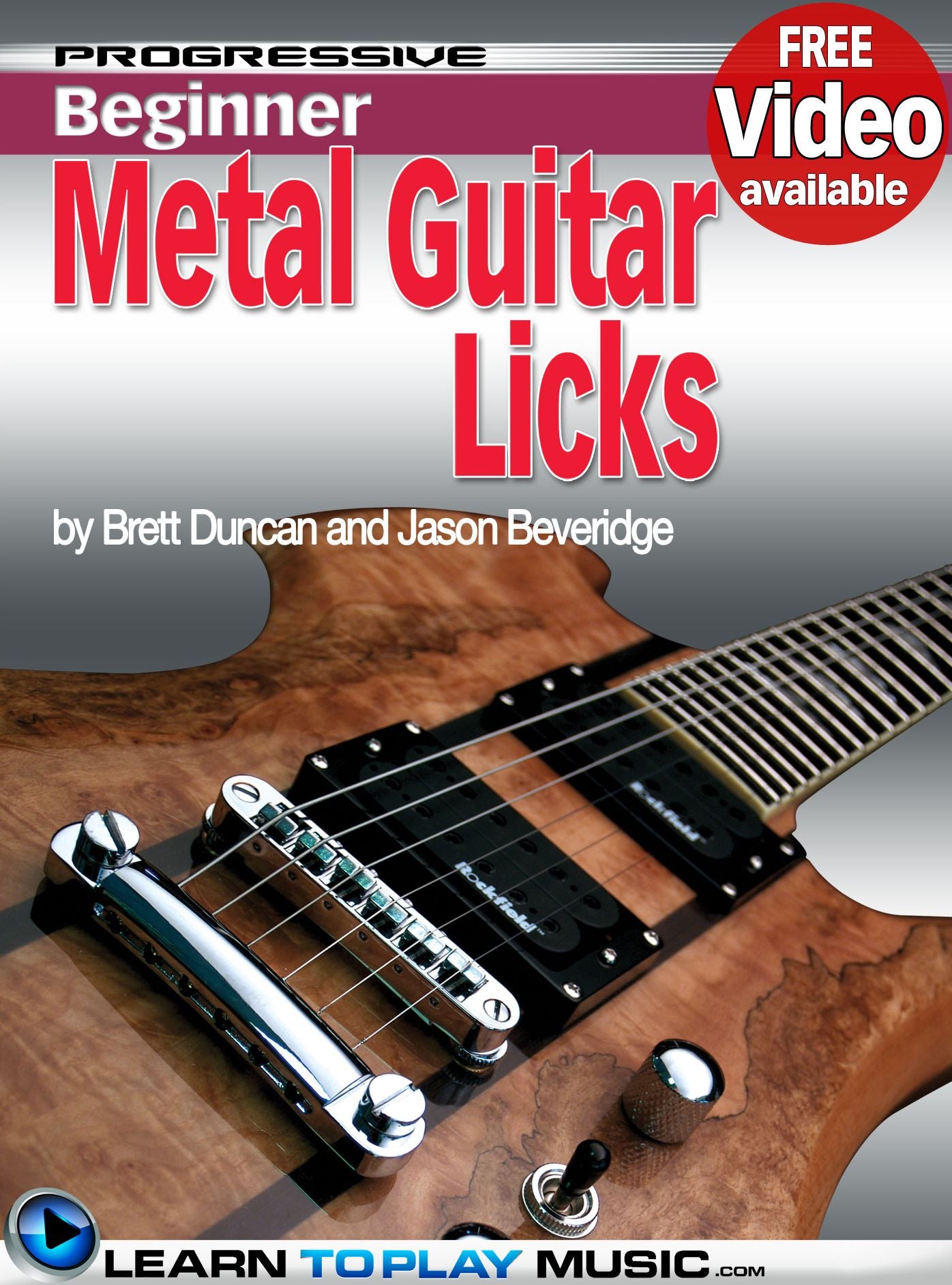 Metal Guitar Lessons - Licks and Solos: Teach Yourself How to Play Guitar (Free Video Available)