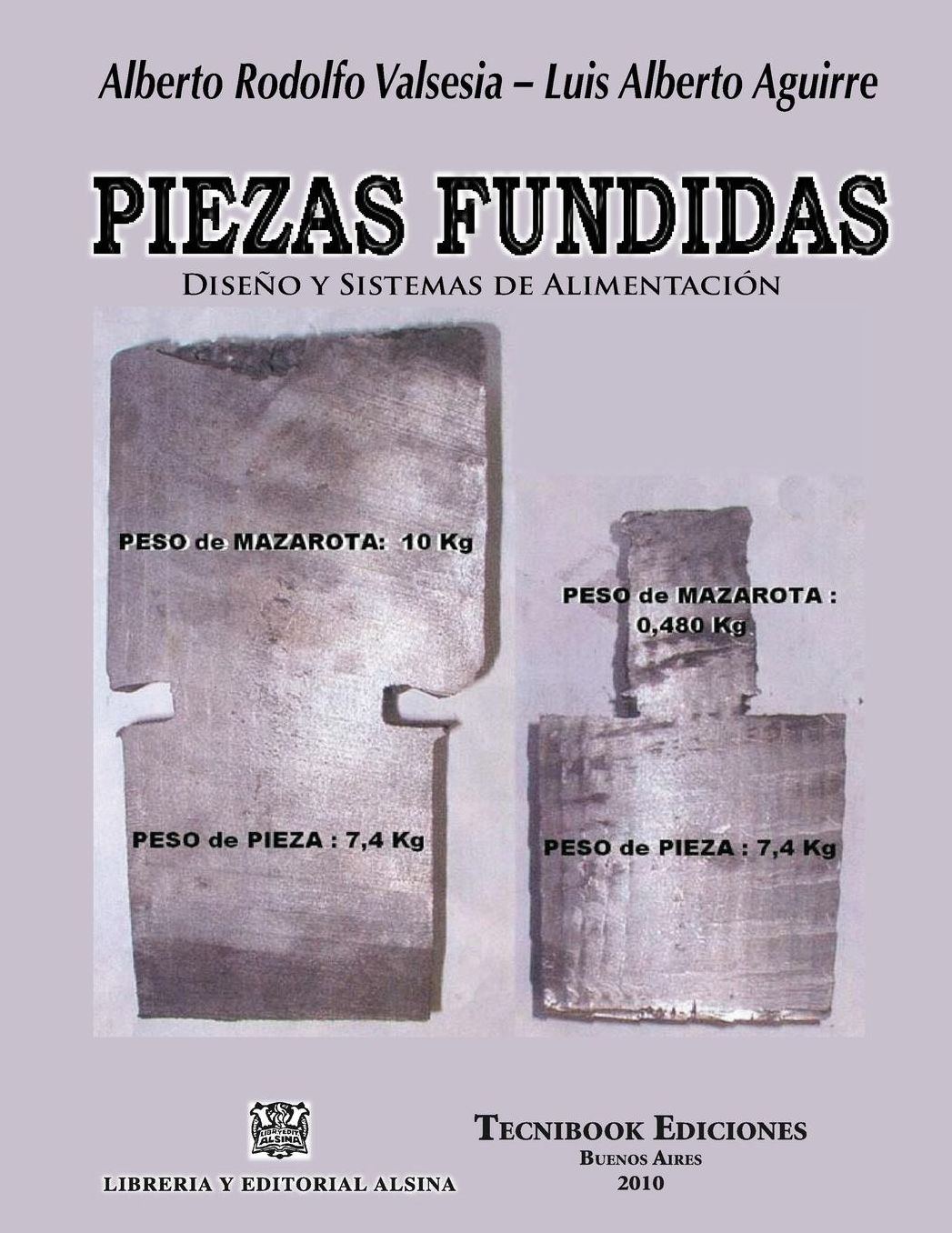 Piezas fundidas, diseno y sistemas de alimentacion