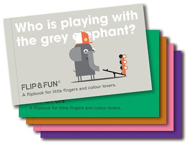 Flip & Fun Animals: A Flipbook for Little Fingers and Colour Lovers