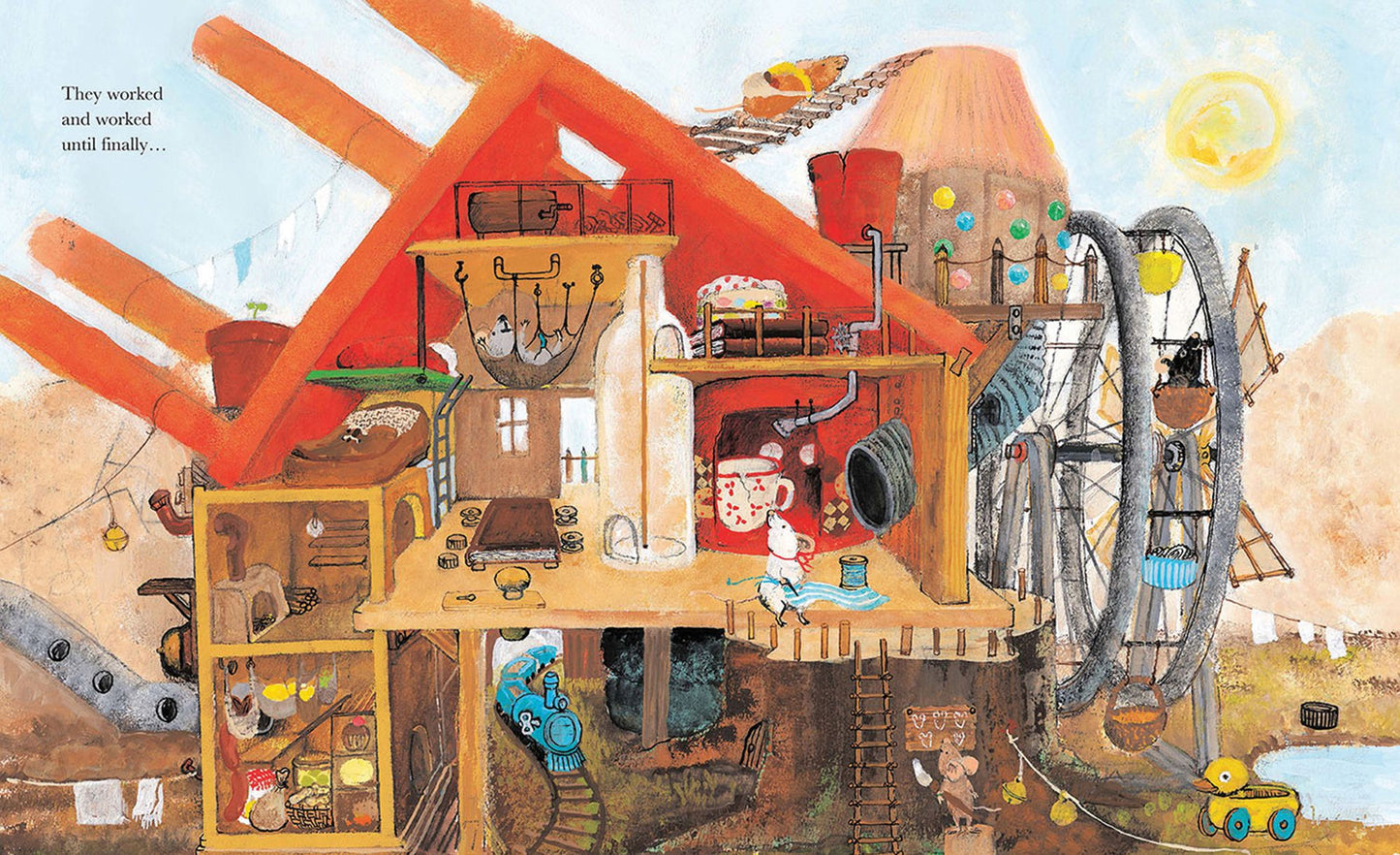 Five Nice Mice Build a House