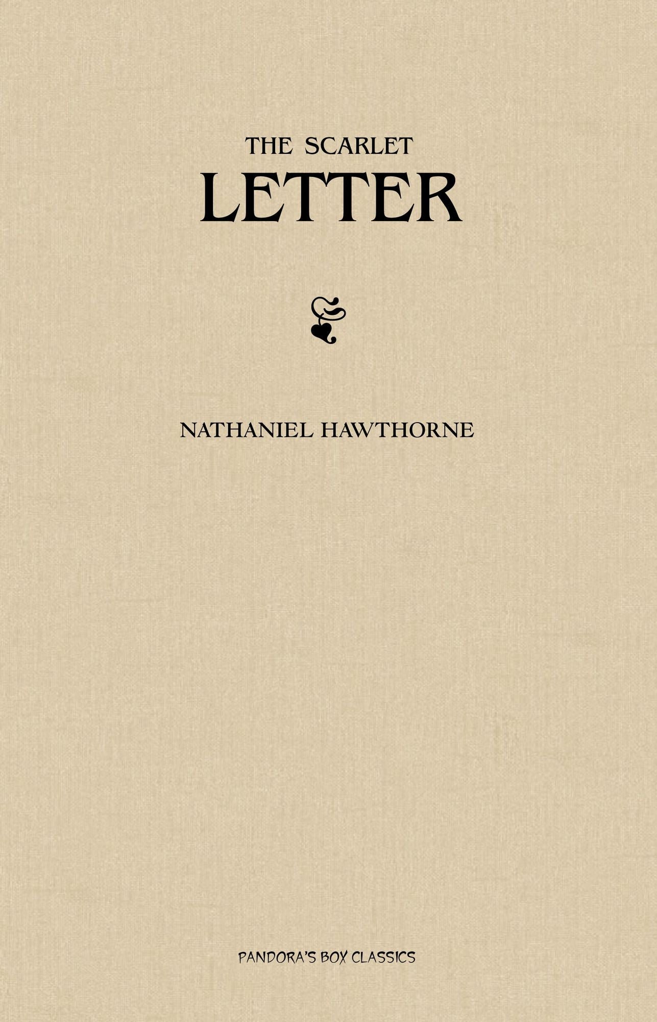 The Scarlet Letter