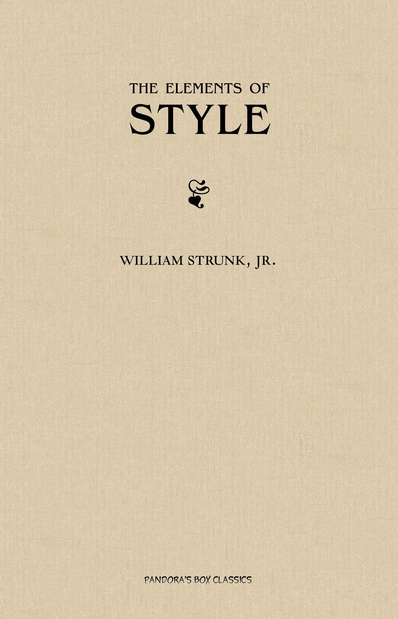 The Elements of Style, Fourth Edition