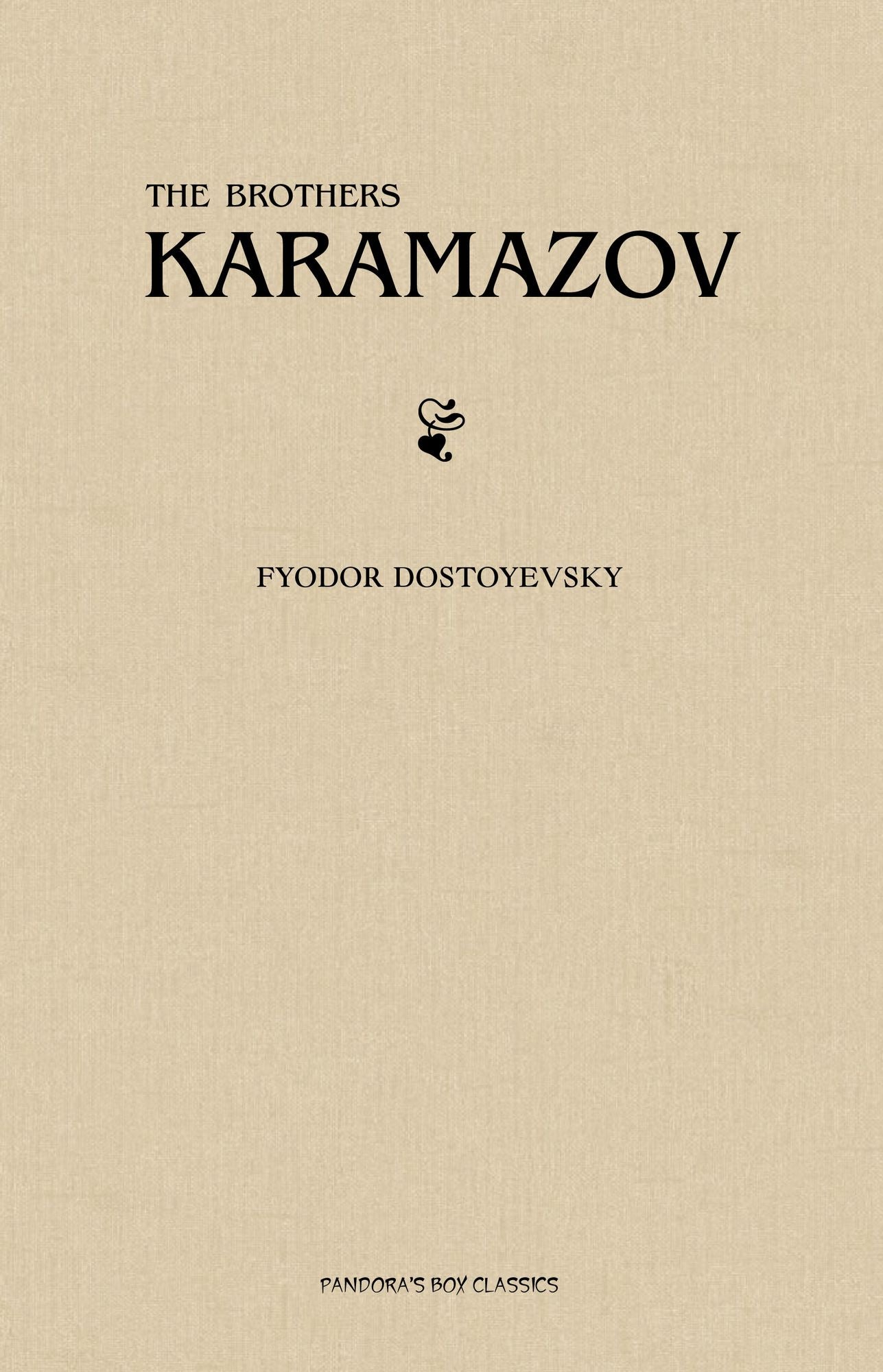 The Brothers Karamazov