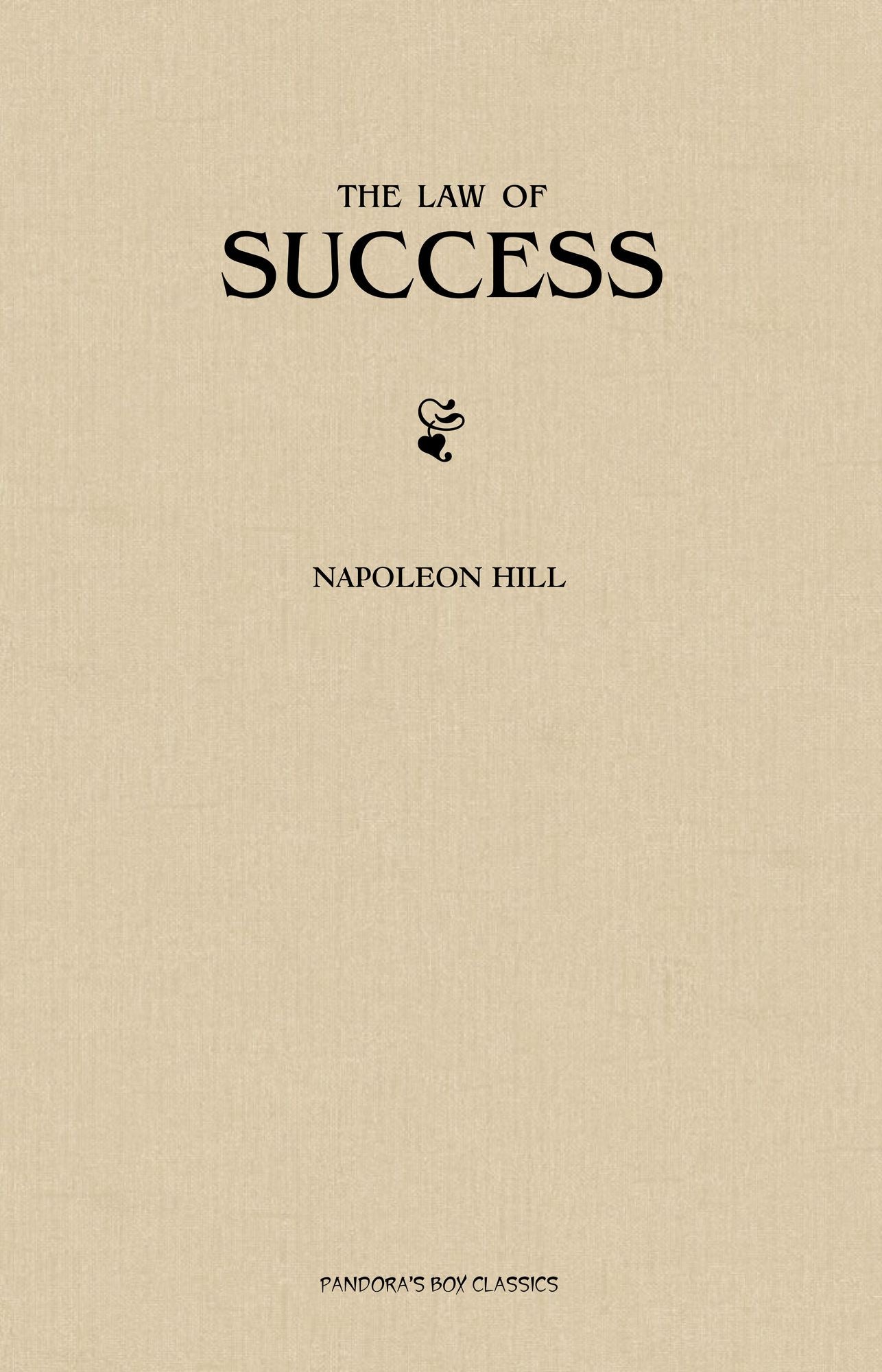 The Law of Success