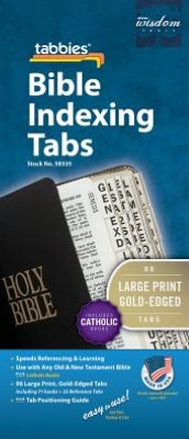 Bible Tab-OT & NT Gld Cath [With Booklet]