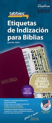 Large Print Spanish Bible Indexing Tabs: Bible Indexing Tabs [With Booklet]