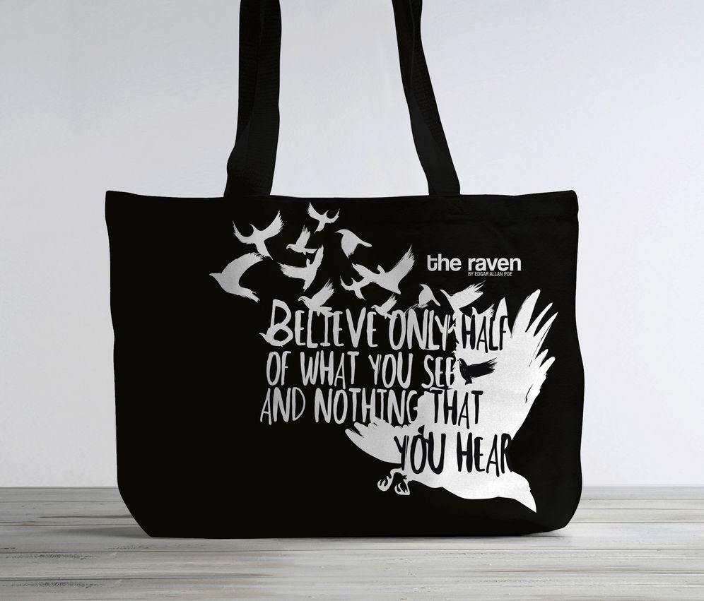 The Raven Tote Bag: (Tote Bag)