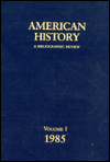 American History: A Bibliographic Review
