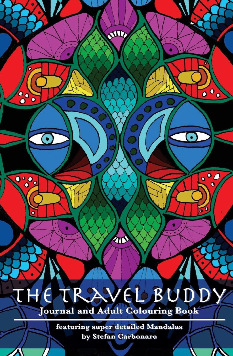 The Travel Buddy: Adult coloring book and travel journal