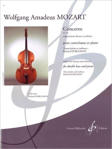 Concerto KV 191 (for Contrabass)