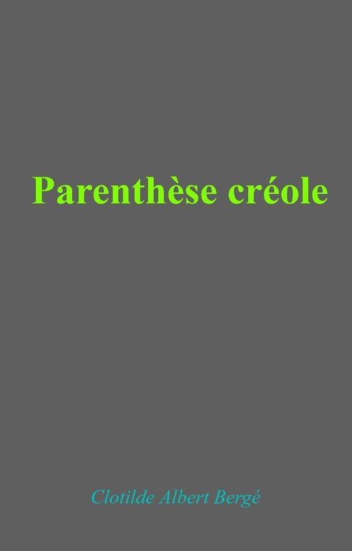 Parenthèse créole