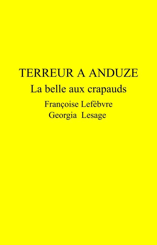Terreur à Anduze
