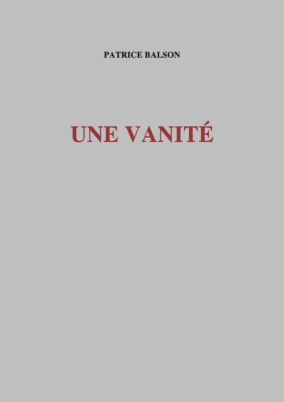 Une vanité