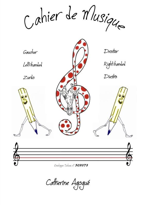 Cahier de Musique: gaucher droitier