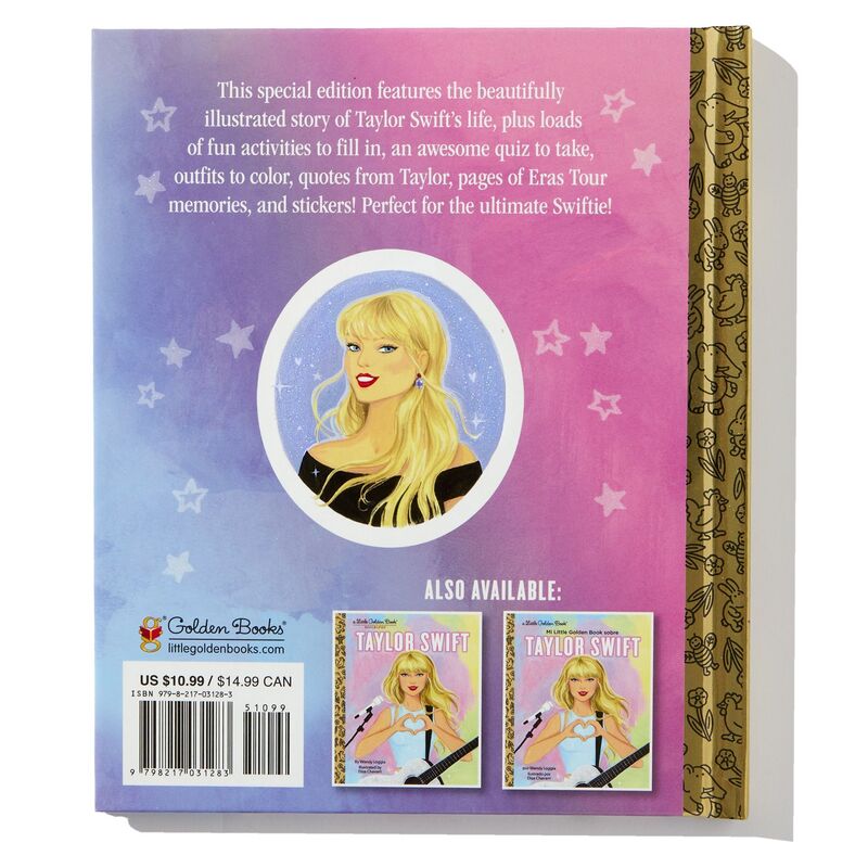 Taylor Swift Ultimate Fan Edition Little Golden Book Biography: 22 Bonus Pages! Stickers!
