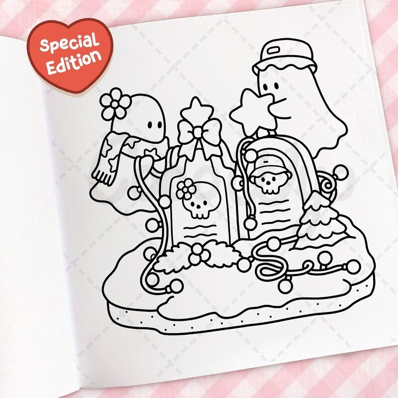 Cozy Christmas: Coloring Book for Adults and Kids