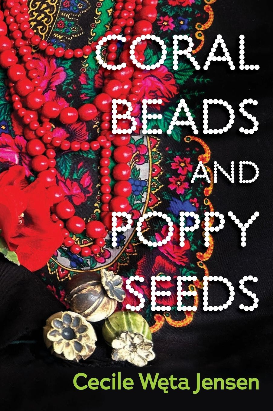 Coral Beads And Poppy Seeds