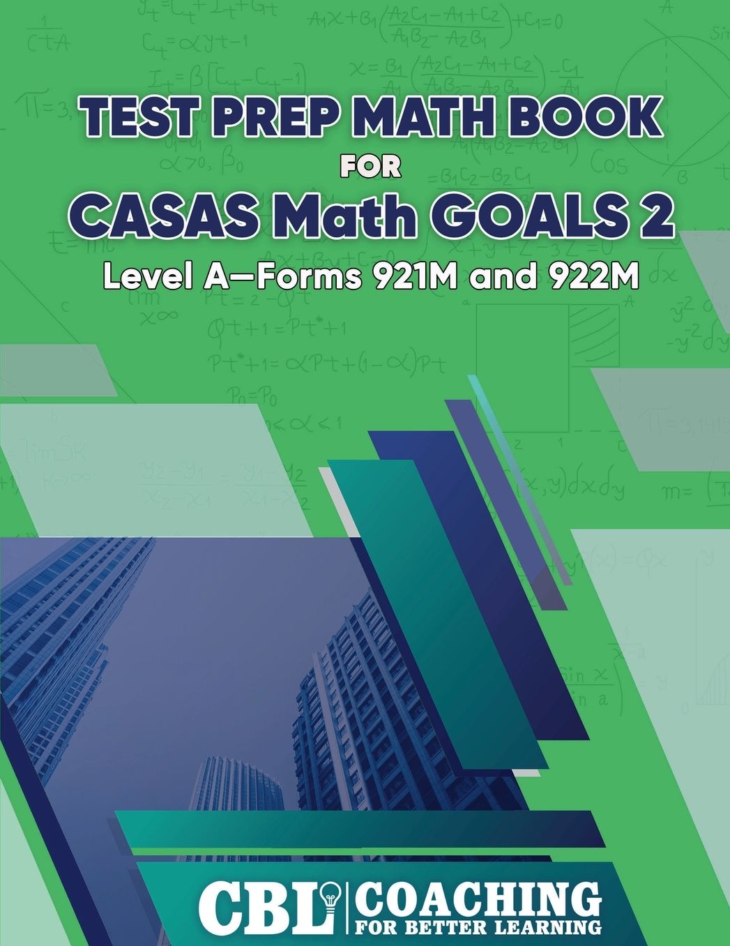 Test Prep Math Book for CASAS Math GOALS 2 Level AForms 921M and 922M
