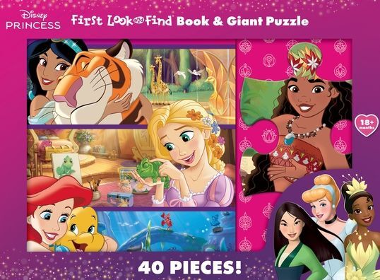 FIRST LOOK AND FIND & PUZZLE BOX DISNEY PRINCESS