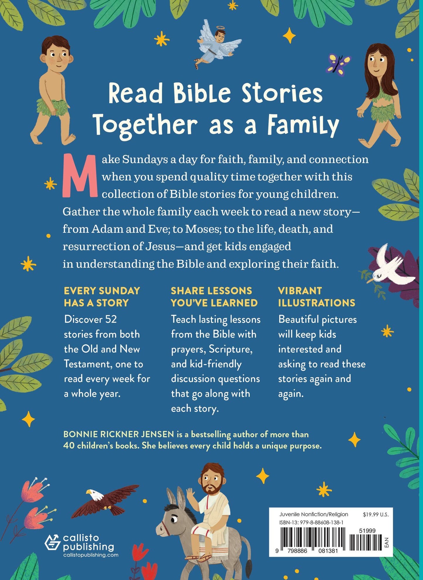 Bible Stories for Kids: 52 Timeless Stories Every Child Should Know