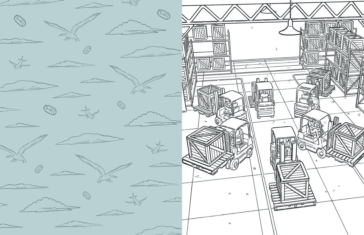 The Manly Art of Coloring: 35 Spectacular Scenes of Masculine Hubris