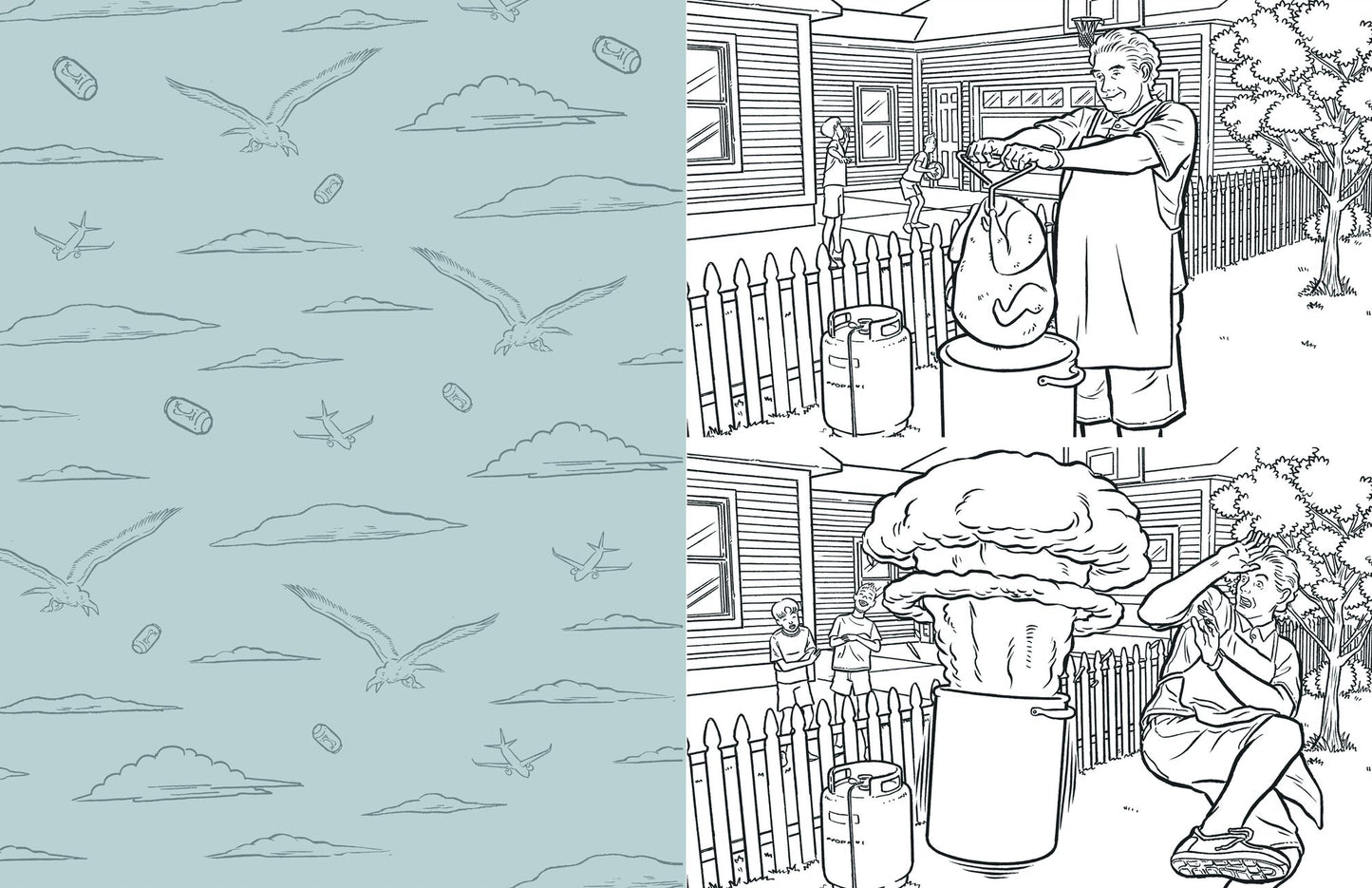 The Manly Art of Coloring: 35 Spectacular Scenes of Masculine Hubris