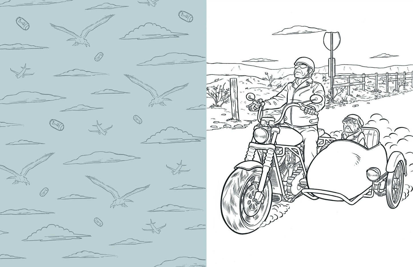 The Manly Art of Coloring: 35 Spectacular Scenes of Masculine Hubris
