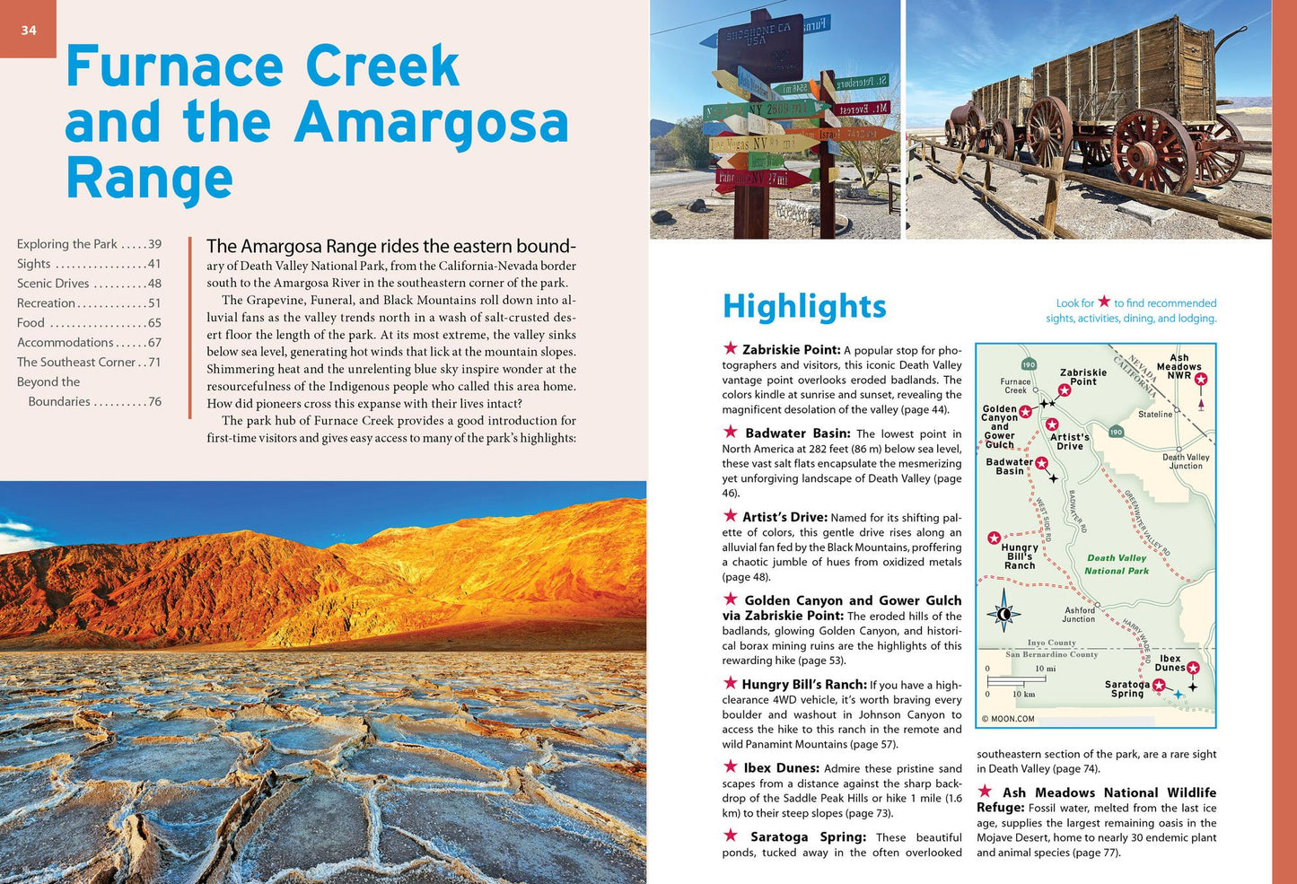 Moon Death Valley National Park: Hiking, Scenic Drives, Desert Springs