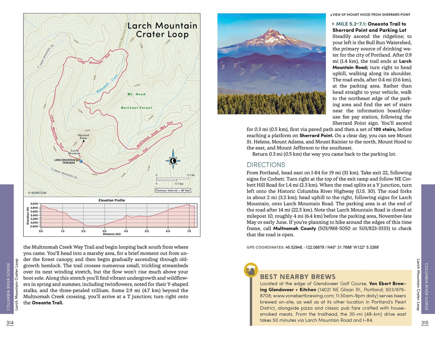 Moon Pacific Northwest Hiking: Best Hikes Plus Beer, Bites, and Campgrounds Nearby