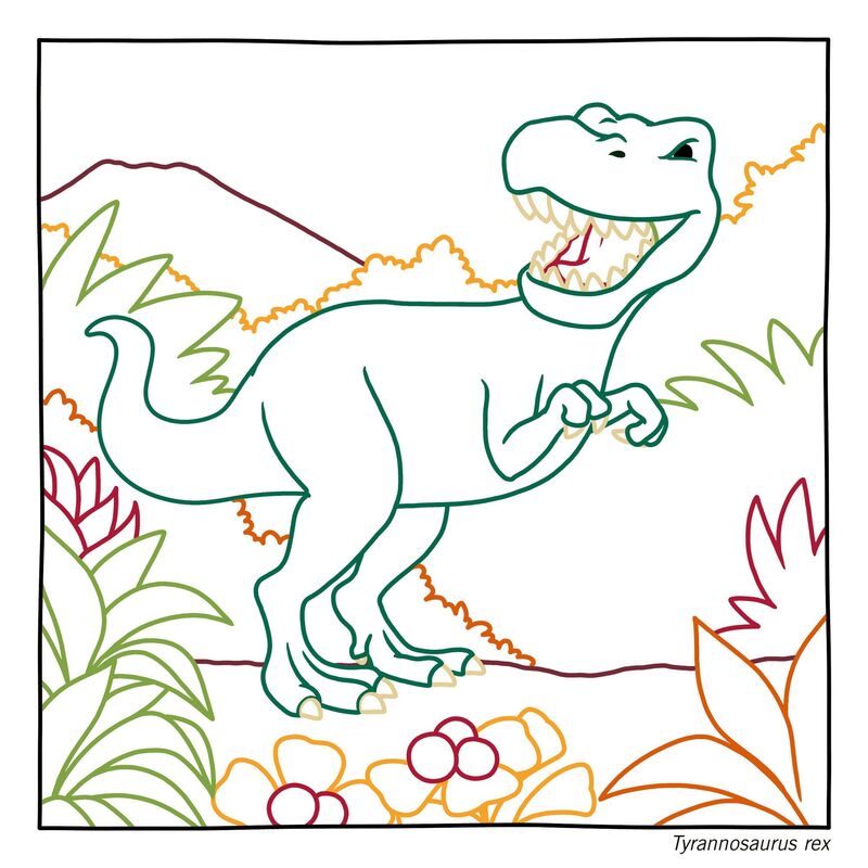 Magic Paper Coloring Book: Dinosaurs: Discover Hidden Patterns and Images!