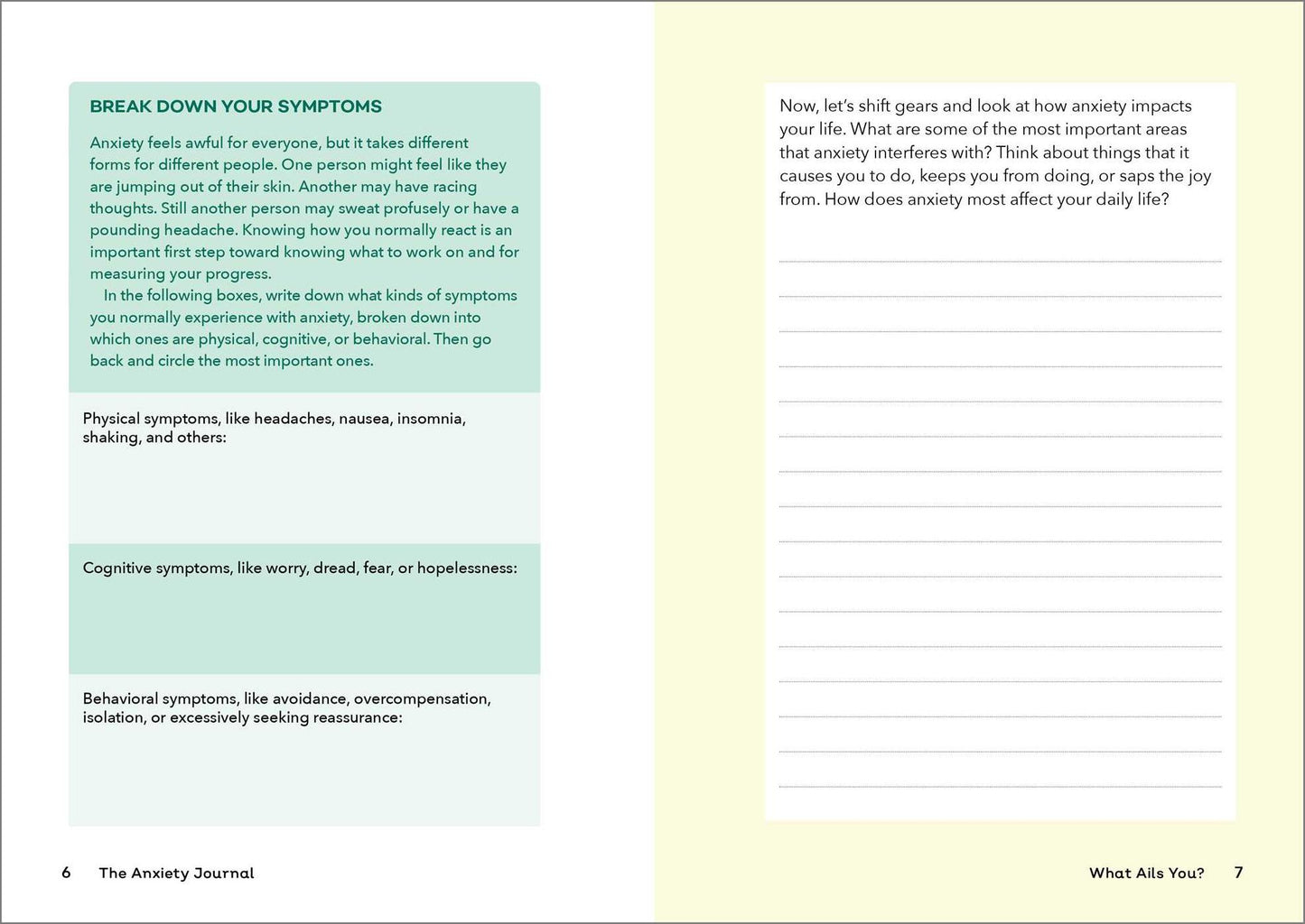 Stay Calm, It's Just Your Brain: A 7-Week Journal for Rewiring Your Anxiety