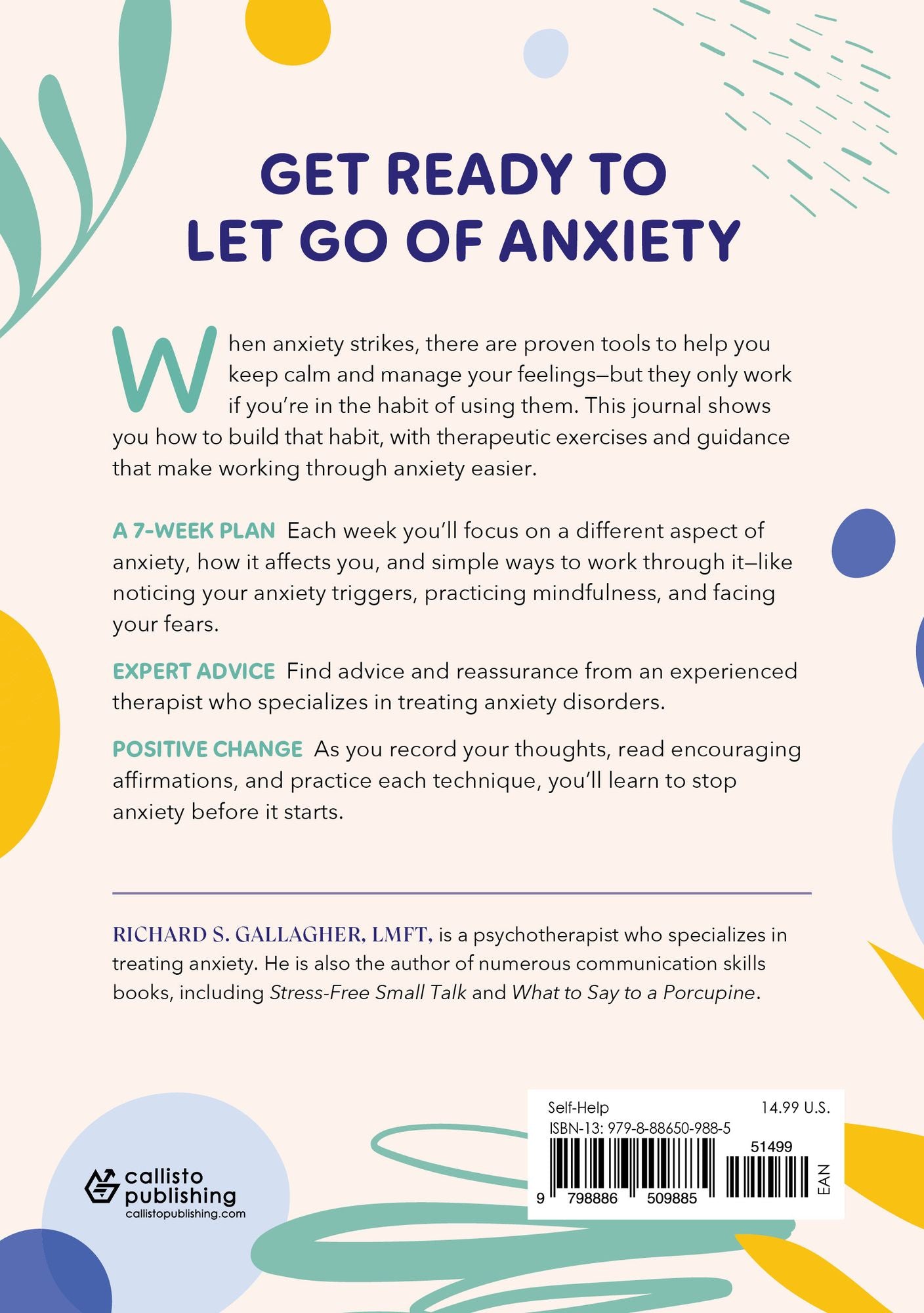 Stay Calm, It's Just Your Brain: A 7-Week Journal for Rewiring Your Anxiety