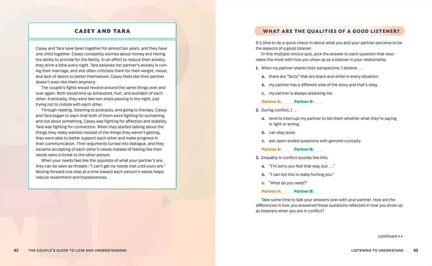The Couple's Guide to Love and Understanding: Learn to Reconnect with Simple Exercises and Activities