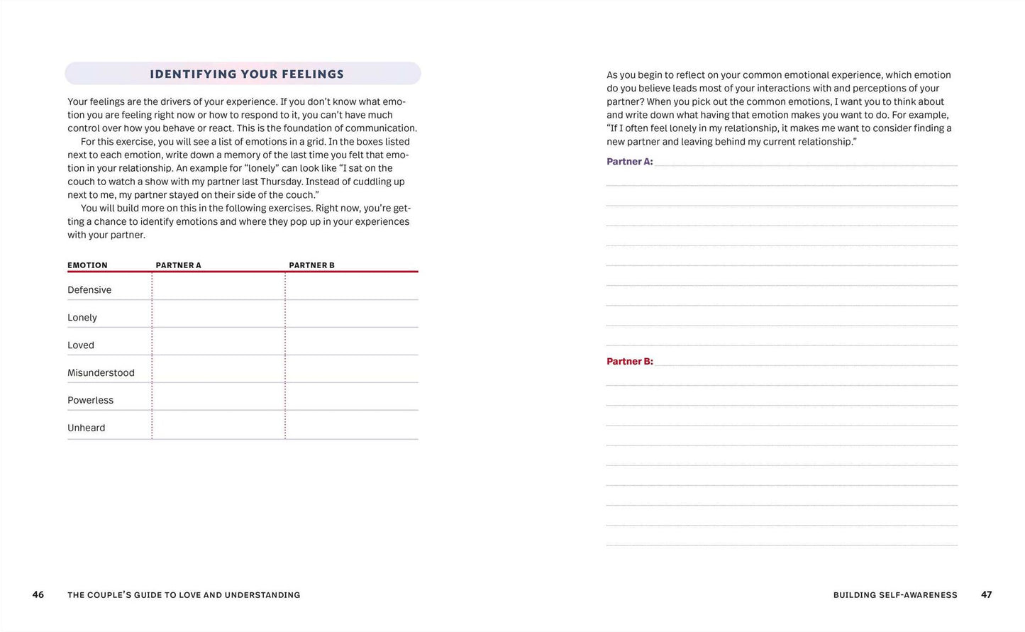 The Couple's Guide to Love and Understanding: Learn to Reconnect with Simple Exercises and Activities