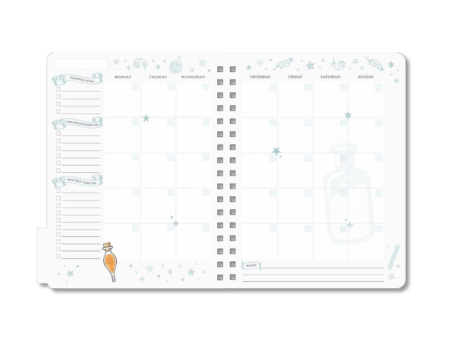 Harry Potter: Spells and Potions 12-Month Undated Planner